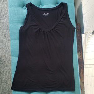 Black V-Neck Willi Smith Tank Top S